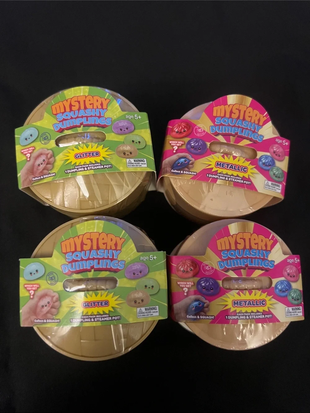 Surprise Pack - 4 Mystery squashy Dumplings